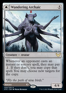 Wandering Archaic // Explore the Vastlands [Strixhaven: School of Mages] (STX 6)