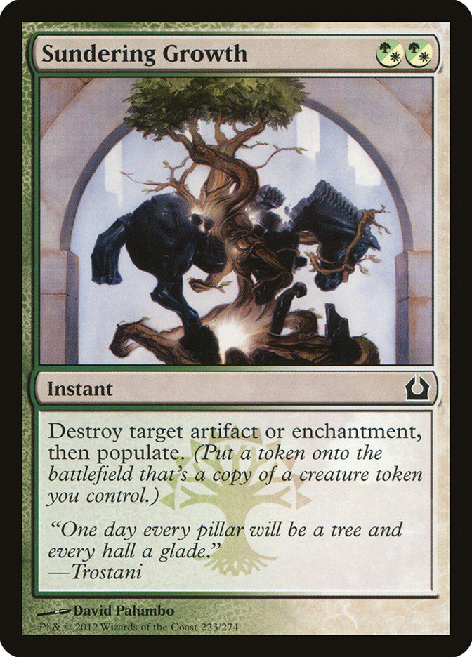Sundering Growth [Return to Ravnica] (RTR 223)