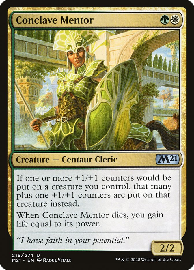 Conclave Mentor [Core Set 2021] (M21 216)