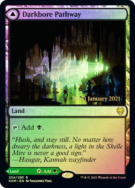 Darkbore Pathway // Slitherbore Pathway  [Kaldheim Prerelease Promos] (PKHM 254)
