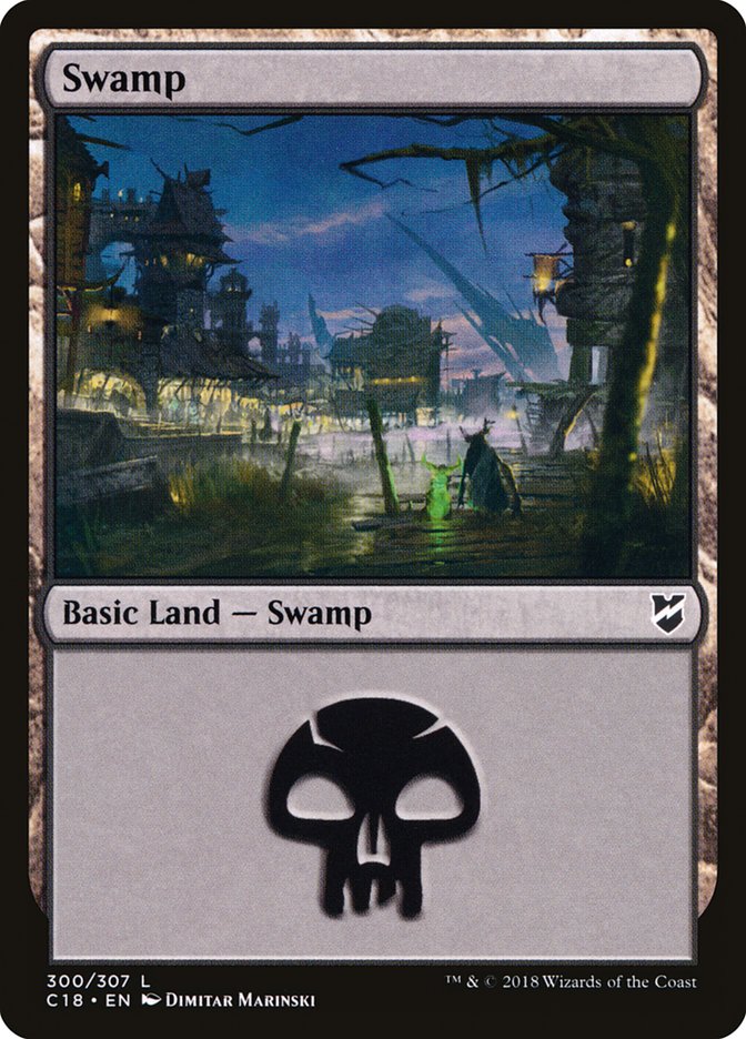 Swamp (#300) [Commander 2018] (C18 300)