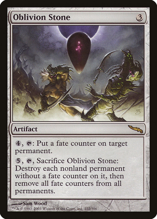 Oblivion Stone [Mirrodin] (MRD 222)
