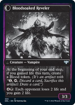 Restless Bloodseeker // Bloodsoaked Reveler [Innistrad: Double Feature] (DBL 395)