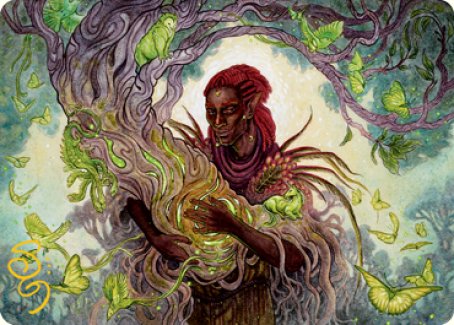 Circle of Dreams Druid Art Card (Gold-Stamped Signature) [Dungeons & Dragons: Adventures in the Forgotten Realms Art Series] (AAFR 66)