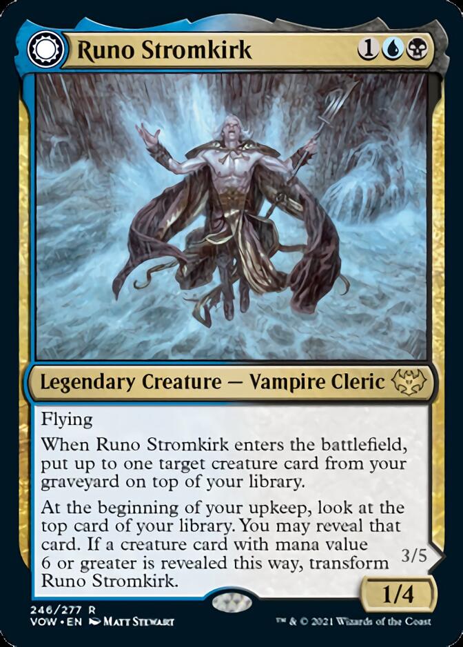 Runo Stromkirk // Krothuss, Lord of the Deep [Innistrad: Crimson Vow] (VOW 246)