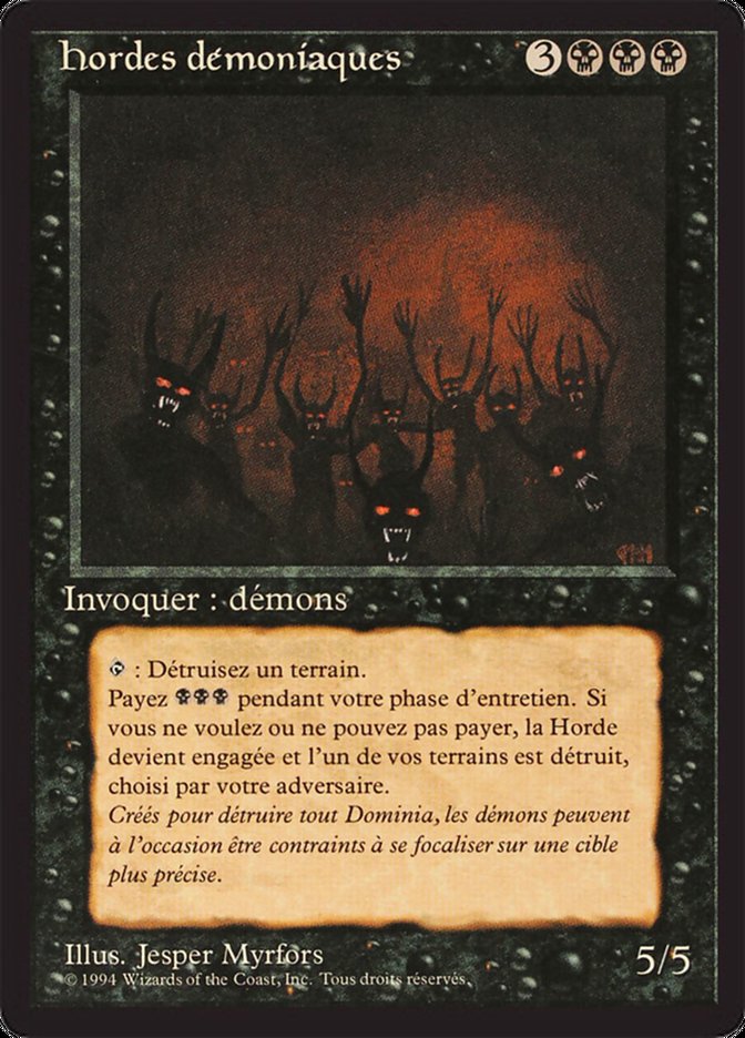 Demonic Hordes [Foreign Black Border] (FBB 104)
