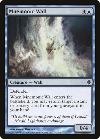 Mnemonic Wall [Rise of the Eldrazi] (ROE 78)