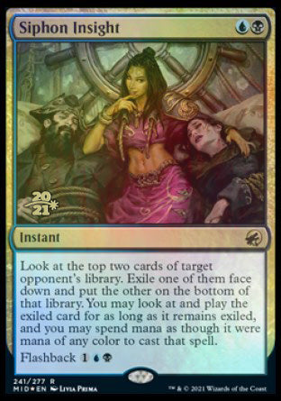 Siphon Insight [Innistrad: Midnight Hunt Prerelease Promos] (PMID 241)