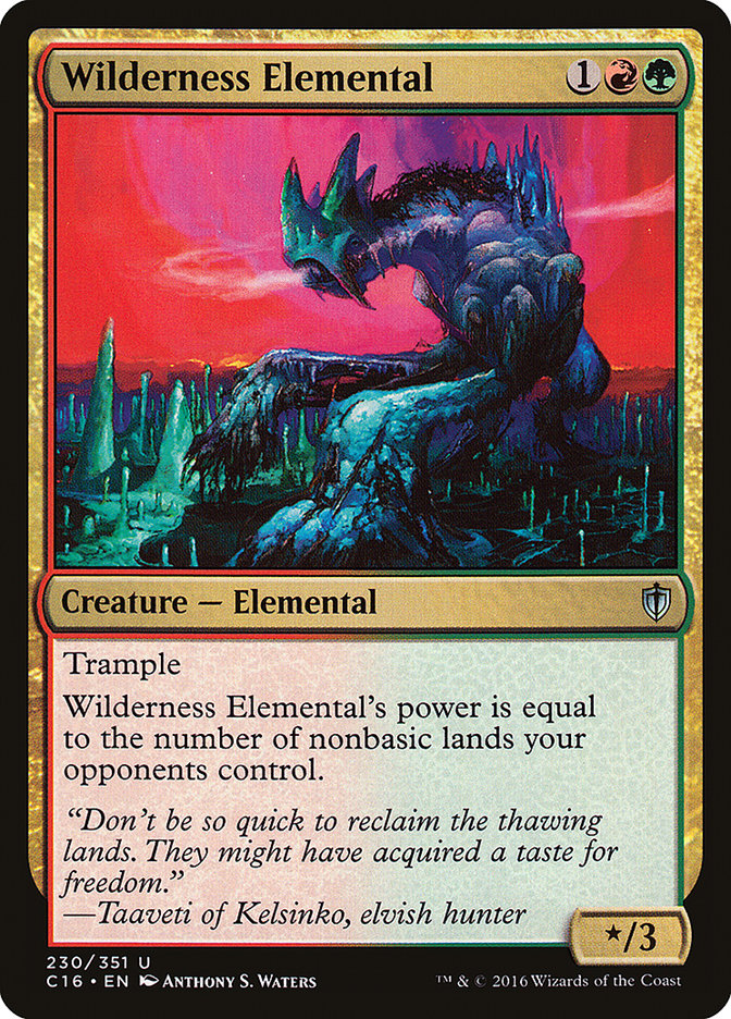 Wilderness Elemental [Commander 2016] (C16 230)
