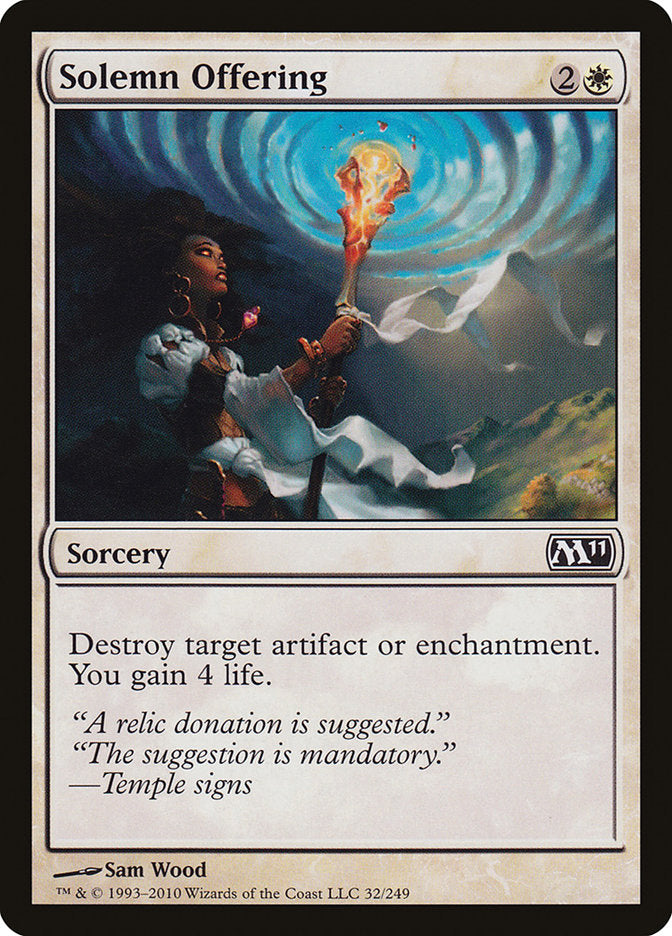 Solemn Offering [Magic 2011] (M11 32)