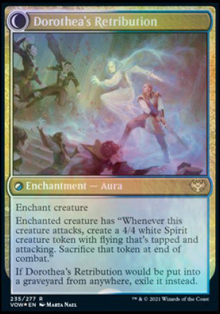 Dorothea, Vengeful Victim // Dorothea's Retribution [Innistrad: Crimson Vow Prerelease Promos] (PVOW 235)