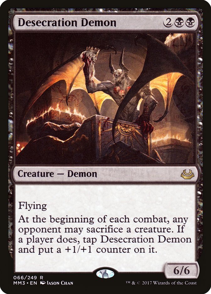 Desecration Demon [Modern Masters 2017] (MM3 66)