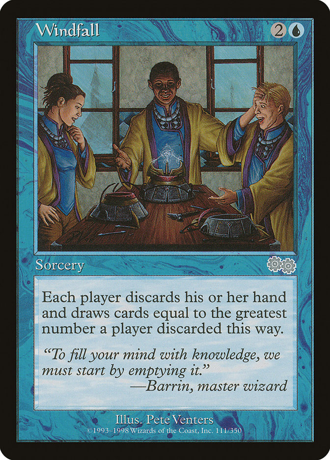 Windfall [Urza's Saga] (USG 111)