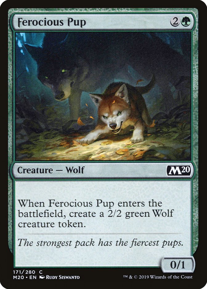 Ferocious Pup [Core Set 2020] (M20 171)
