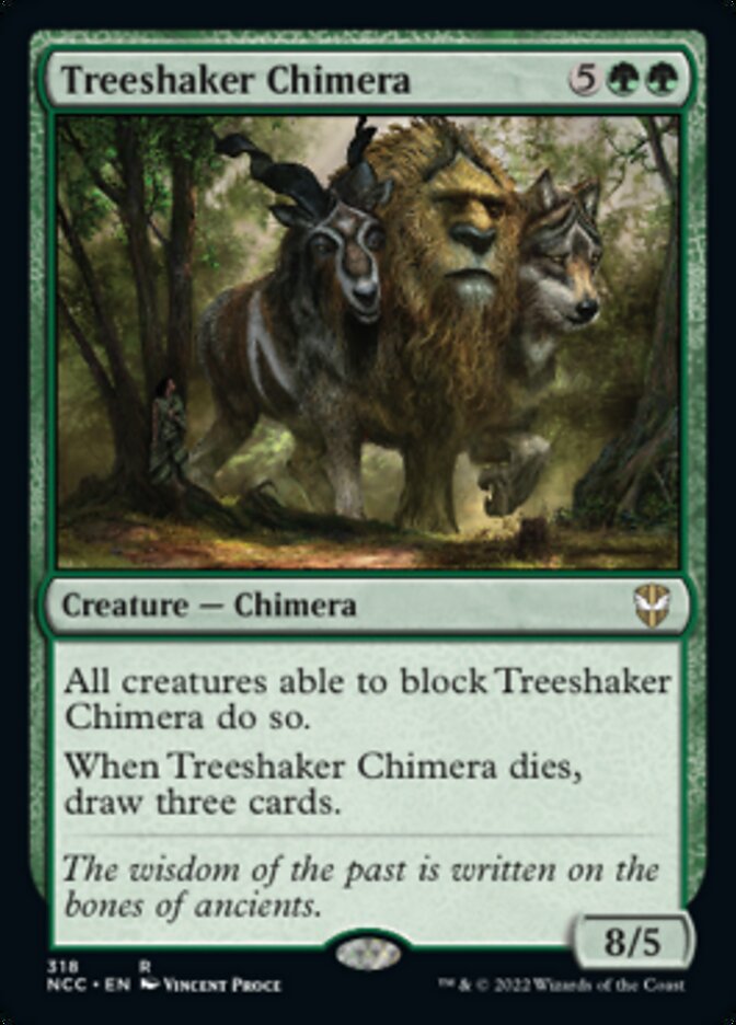 Treeshaker Chimera [Streets of New Capenna Commander] (NCC 318)