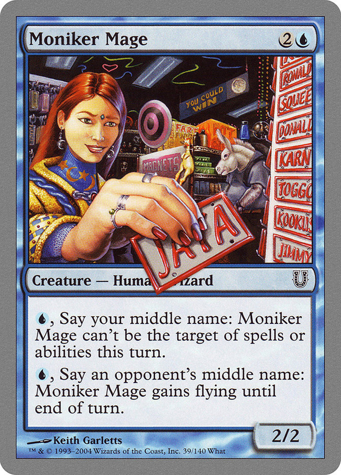 Moniker Mage [Unhinged] (UNH 39)