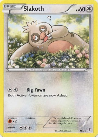 Slakoth (15/30) [XY: Trainer Kit - Bisharp & Wigglytuff]