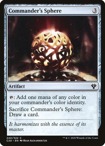Commander's Sphere [Commander 2020] (C20 240)