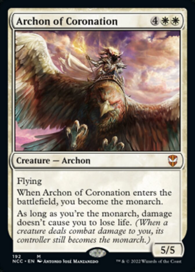 Archon of Coronation [Streets of New Capenna Commander] (NCC 192)