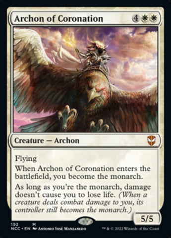 Archon of Coronation [Streets of New Capenna Commander] (NCC 192)