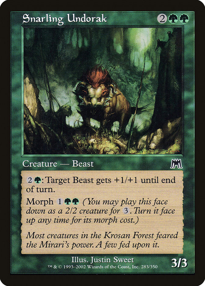 Snarling Undorak [Onslaught] (ONS 283)