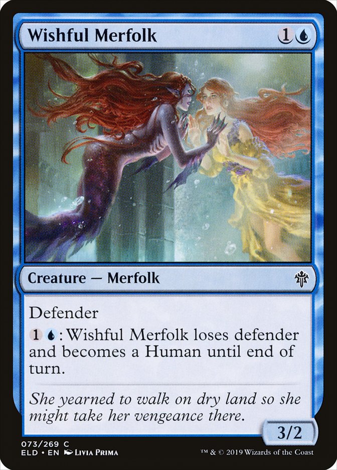 Wishful Merfolk [Throne of Eldraine] (ELD 73)