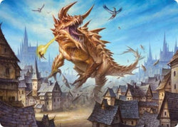 Tarrasque Art Card [Dungeons & Dragons: Adventures in the Forgotten Realms Art Series] (AAFR 19)