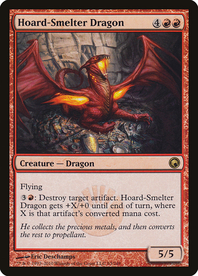 Hoard-Smelter Dragon [Scars of Mirrodin] (SOM 93)