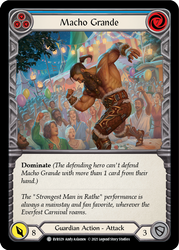 Macho Grande (Blue) [EVR029] 1st Edition Rainbow Foil