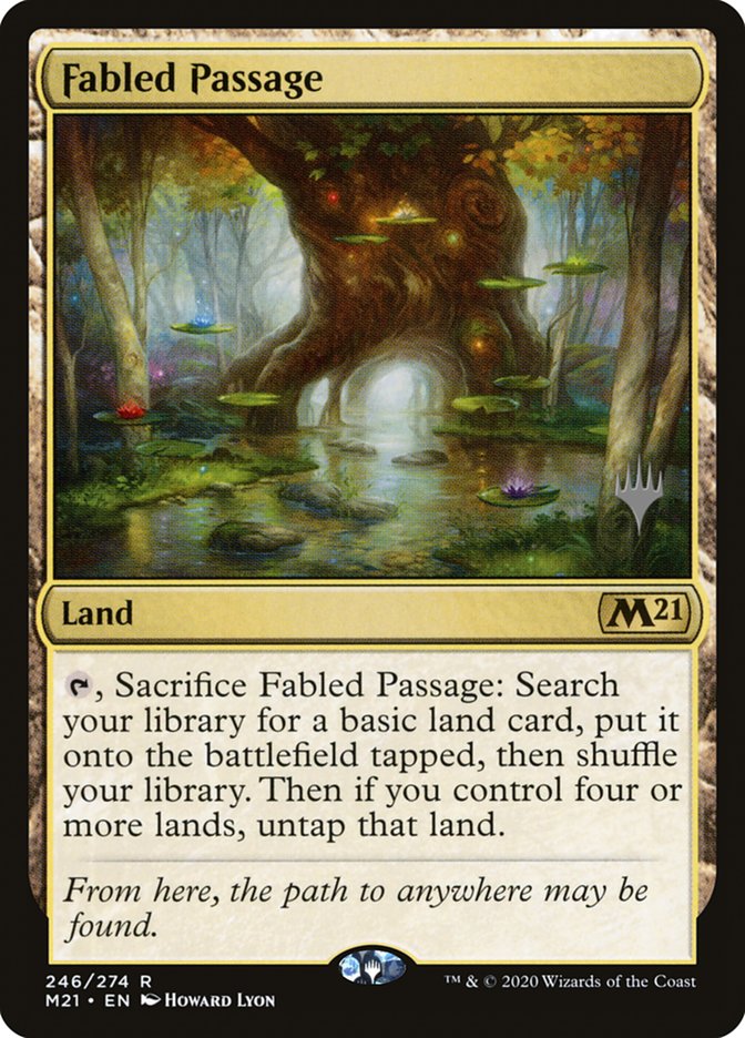 Fabled Passage (Promo Pack) [Core Set 2021 Promos] (PM21 246P)