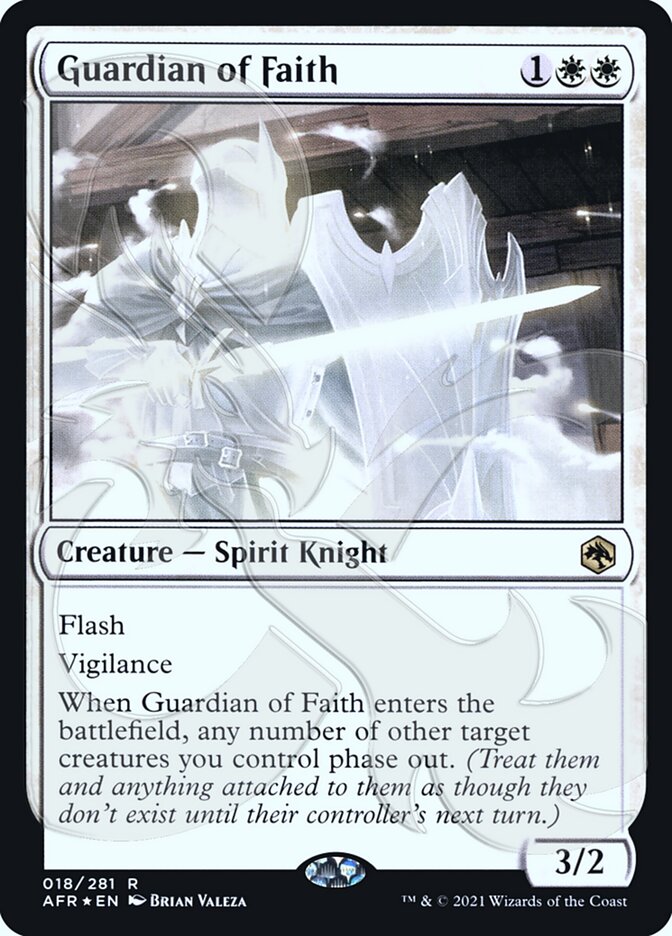 Guardian of Faith (Ampersand Promo) [Dungeons & Dragons: Adventures in the Forgotten Realms Promos] (PAFR 18A)