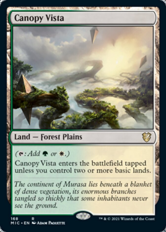 Canopy Vista [Innistrad: Midnight Hunt Commander] (MIC 168)