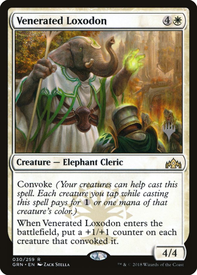 Venerated Loxodon (Promo Pack) [Guilds of Ravnica Promos] (PGRN 30P)