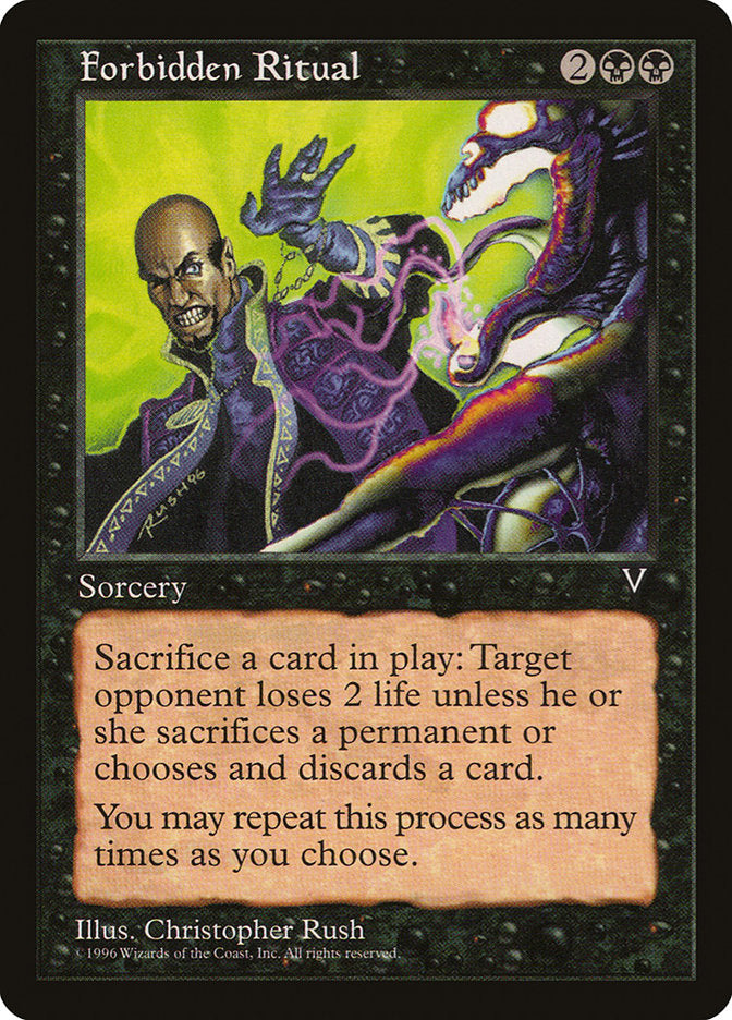 Forbidden Ritual [Visions] (VIS 60)