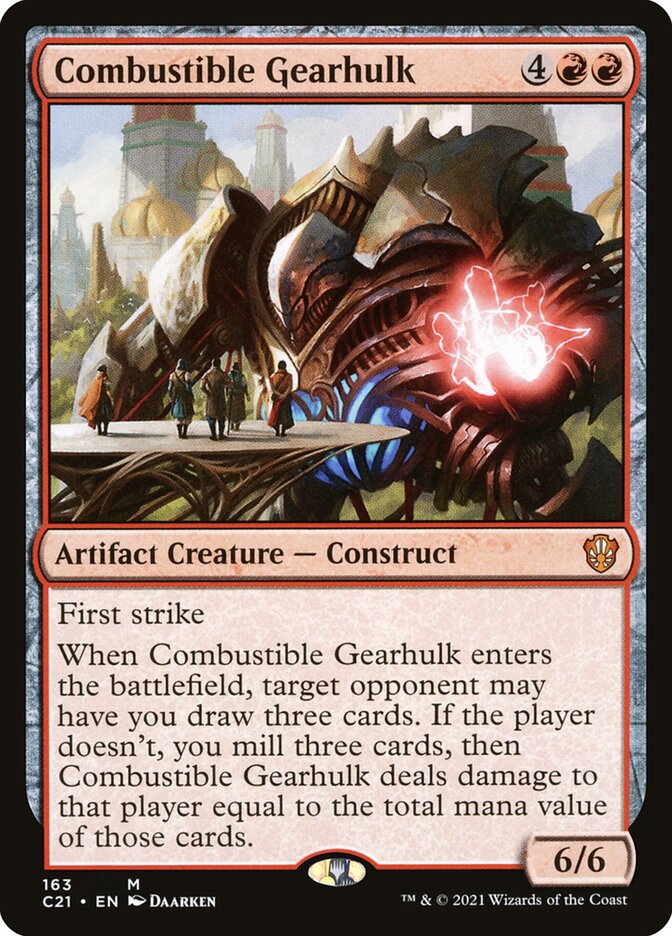 Combustible Gearhulk [Commander 2021] (C21 163)