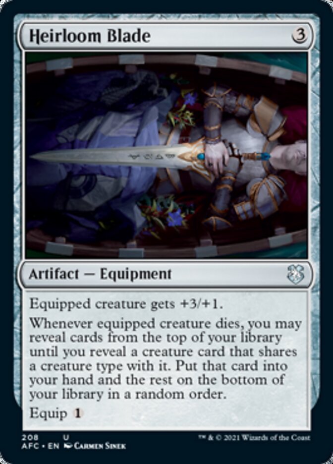 Heirloom Blade [Dungeons & Dragons: Adventures in the Forgotten Realms Commander] (AFC 208)