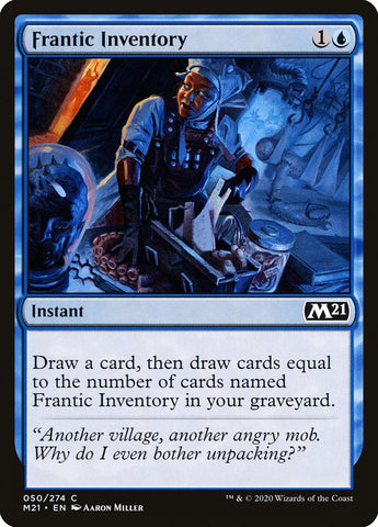 Frantic Inventory [Core Set 2021] (M21 50)