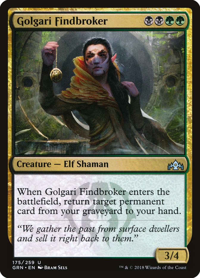 Golgari Findbroker [Guilds of Ravnica] (GRN 175)