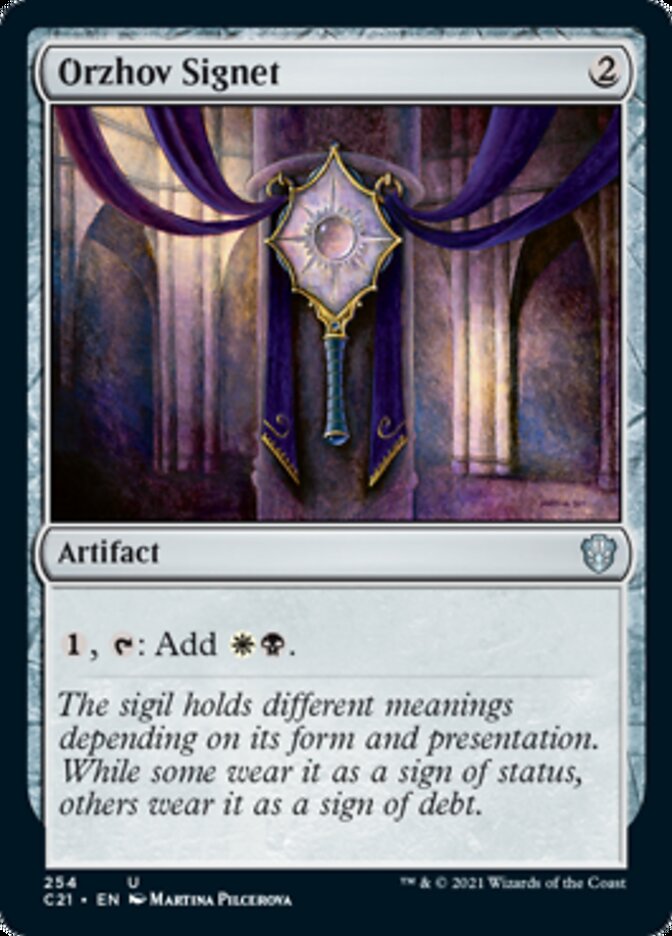Orzhov Signet [Commander 2021] (C21 254)