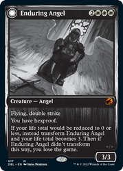 Enduring Angel // Angelic Enforcer [Innistrad: Double Feature] (DBL 17)