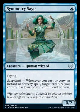 Symmetry Sage [Strixhaven: School of Mages] (STX 56)
