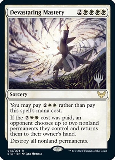Devastating Mastery (Promo Pack) [Strixhaven: School of Mages Promos] (PSTX 14)