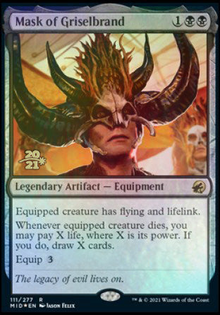Mask of Griselbrand [Innistrad: Midnight Hunt Prerelease Promos] (PMID 111)