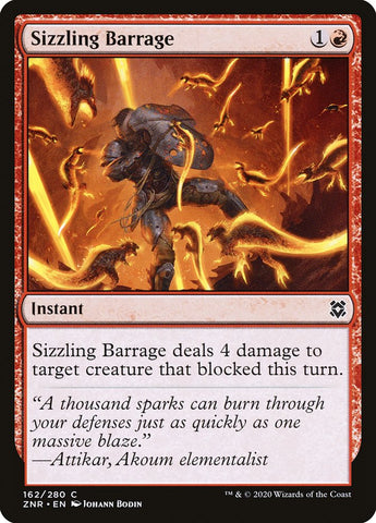 Sizzling Barrage [Zendikar Rising] (ZNR 162)