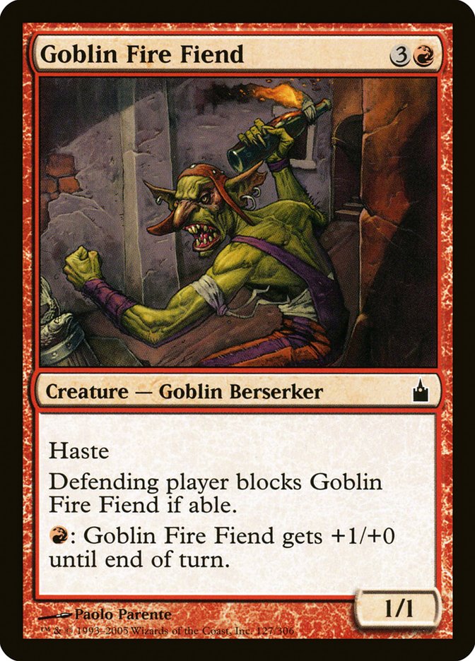 Goblin Fire Fiend [Ravnica: City of Guilds] (RAV 127)