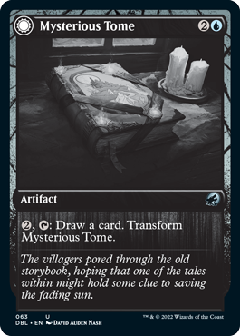 Mysterious Tome // Chilling Chronicle [Innistrad: Double Feature] (DBL 63)