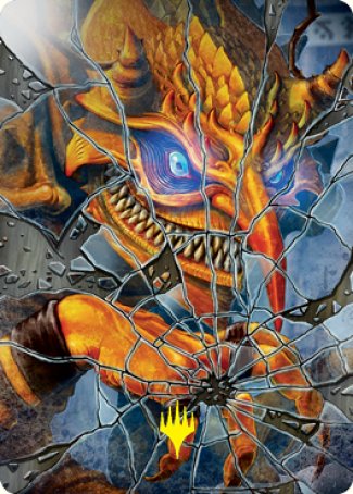 Reflection of Kiki-Jiki Art Card (Gold-Stamped Signature) [Kamigawa: Neon Dynasty Art Series] (ANEO 64)