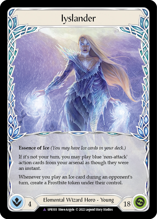 Iyslander (double sided Cold Foil) [UPR103] (Uprising)  Cold Foil