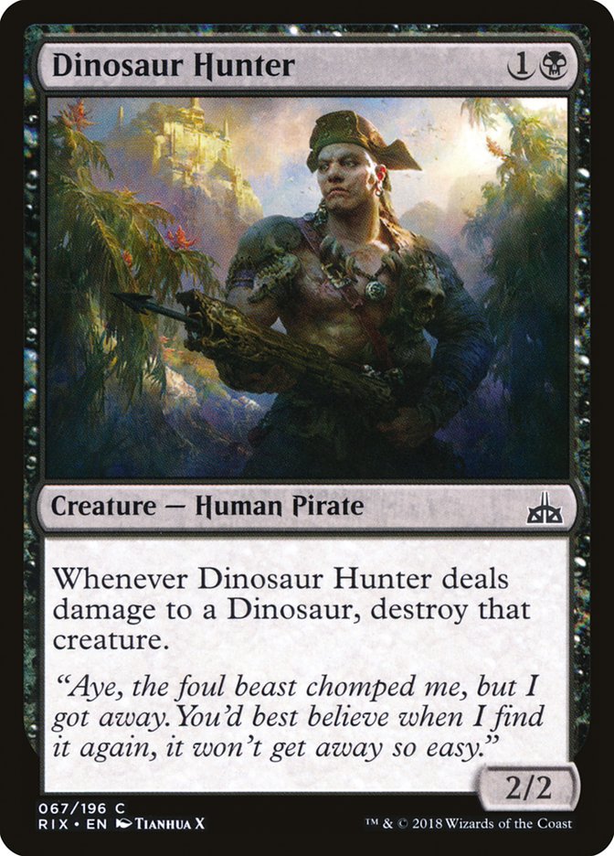 Dinosaur Hunter [Rivals of Ixalan] (RIX 67)