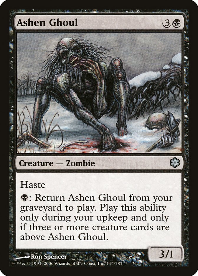 Ashen Ghoul [Coldsnap Theme Decks] (CST 114)